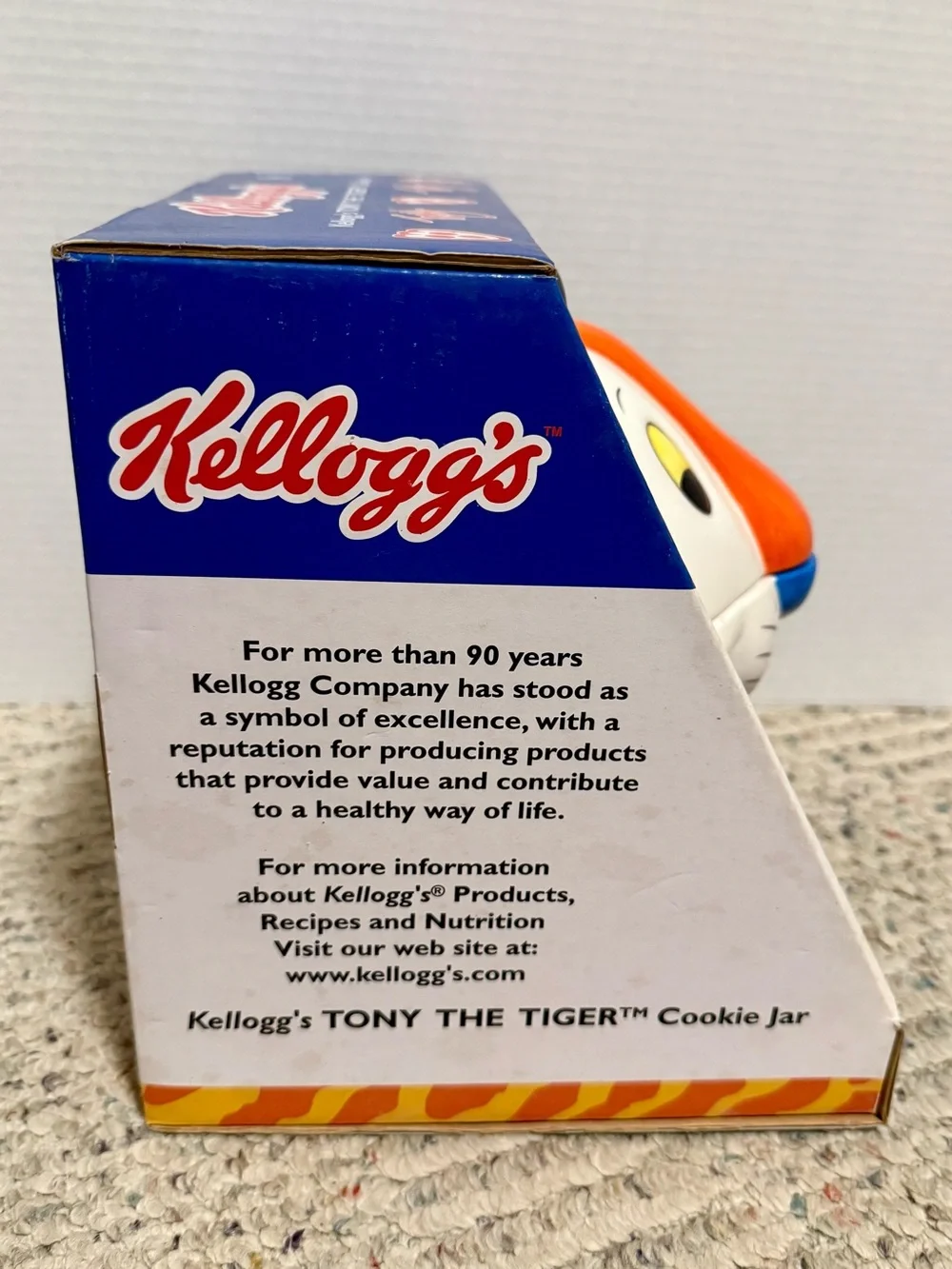Vintage Still In Box Kellogg Tony The Tiger Cookie Jar
